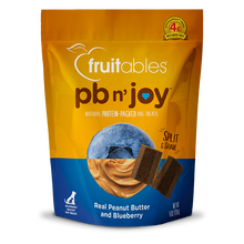 Fruitables Pb N Joy Bars Real Peanut Butter & Blueberry Grain Free Dog Treats