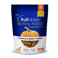 Fruitables Skinny Minis Pumpkin & Berry Flavor Soft & Chewy Dog Treats