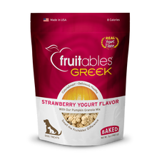 Fruitables Greek Strawberry Yogurt Flavor Grain Inclusive Crunchy Dog Treats