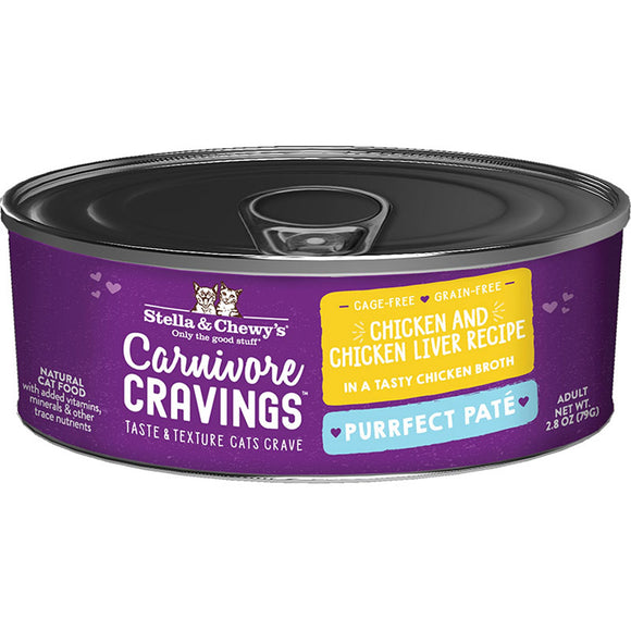 Stella & Chewy's Carnivore Cravings Pate Chicken & Liver Cat Wet Food
