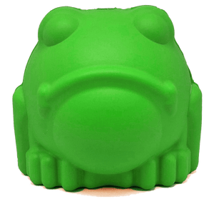 Sodapup Mutts Kick Butt Bull Frog Toy Durable Rubber Chew & Treat Dispenser For Dog