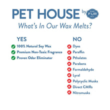 Pet House Bamboo Watermint Pet Odor Candle Wax Melt