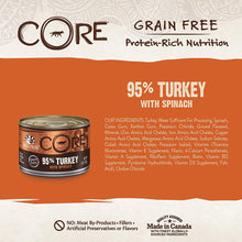 Wellness Core 95% Turkey & Spinach Grain Free Wet Dog Food