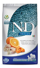 Farmina N&D Ocean Grain Free Medium Maxi Salmon, Cod and Cantaloupe Dry Dog Food