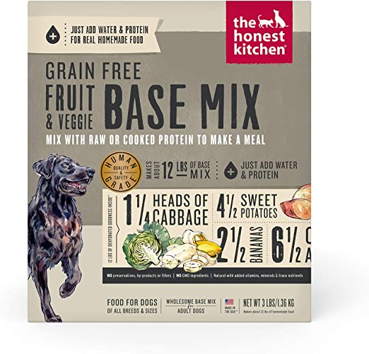 Honest Kitchen Base Mix Fruit & Veg Grain Free Dog Dehydrated Food