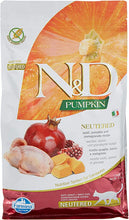 Farmina N&D Pumpkin Grain Free Lamb & Blueberry Neutered Dry Cat Food