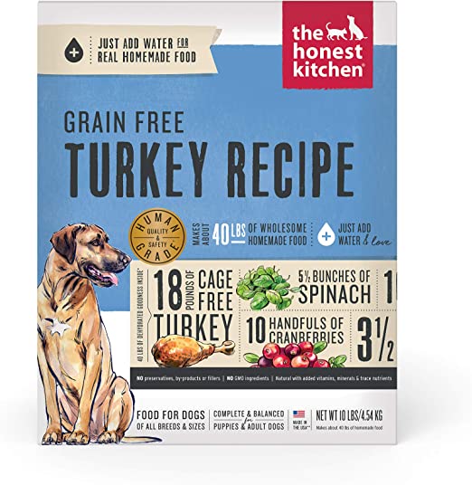 Honest Kitchen Turkey Grain Free Dehydrated Dog Food