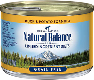 Natural Balance L.I.D. Limited Ingredient Diets Duck & Potato Formula Grain Free Wet Dog Food