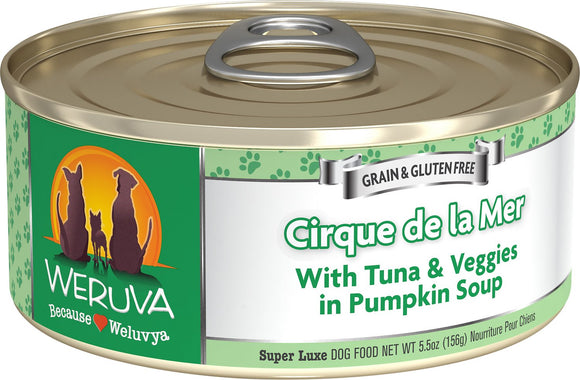 Weruva Cirque De La Mer With Tuna & Veggies In Pumpkin Soup Grain Free Wet Dog Food