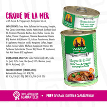 Weruva Cirque De La Mer With Tuna & Veggies In Pumpkin Soup Grain Free Wet Dog Food
