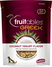 Fruitables Greek Coconut Yogurt Flavor Crunchy Dog Treat