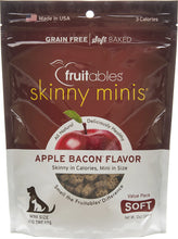 Fruitables Skinny Minis Apple Bacon Flavor Grain Free Soft & Chewy Dog Treat