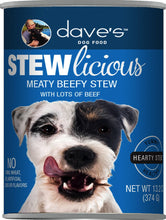 Dave’s Stewlicious Meaty Beef Stew Grain Free Wet Dog Food