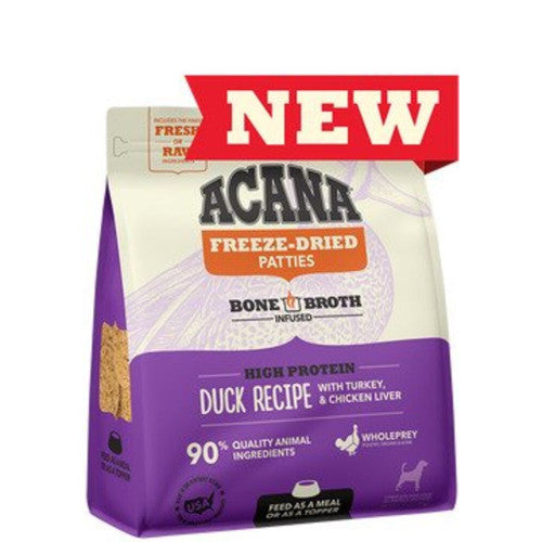Acana  Duck Natural Freeze Dried Patties Dog Food