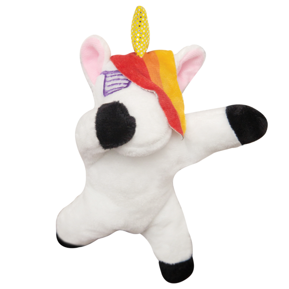 Snugarooz Baby Dab The Unicorn Plush Dog Toy