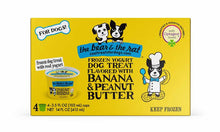 The Bear & The Rat Frozen Yogurt Banana & Peanut Butter Grain Free Dog Treat