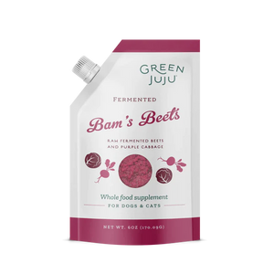 Green Juju Bams Beets Frozen Pre and Probiotic Topper For Dog