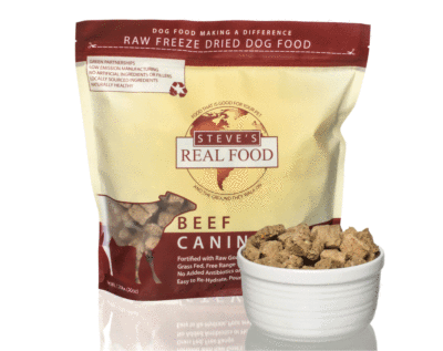 Steve's Real Food Beef Prey Model Quest Nuggets Freeze Dry Raw Food For Dogs And Cats