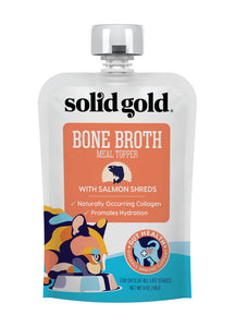 Solid Gold Bone Broth Salmon Shreds Cat Food Topper