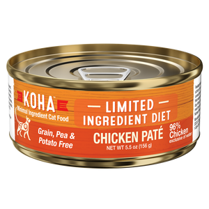 Koha Limited Ingredient Diet Chicken Pate Grain Free Wet Cat Food