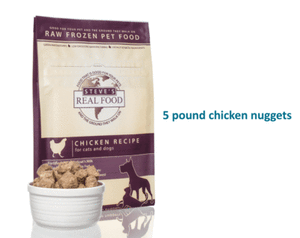 Steve's Real Food Chicken Patties Frozen Raw Food For Dogs And Cats