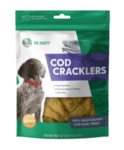 Dr. Marty Cod Cracklers Air Dried Wild Caught Cod Treats For Dogs