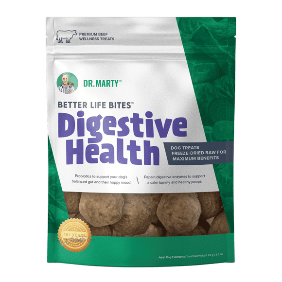 Dr. Marty Better Life Bites Digestive Health Freeze Dried Raw Treats For Dogs
