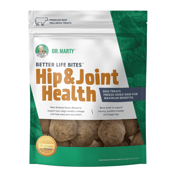 Dr. Marty Better Life Bites Hip and Joint Health Freeze Dried Raw Treats For Dogs