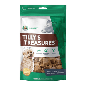 Dr. Marty Tilly's Treasures Freeze Dried Raw Beef Liver Treats For Dogs