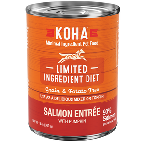 Koha Limited Ingredient Diet Salmon Entree With Pumpkin Grain Free Wet Dog Food
