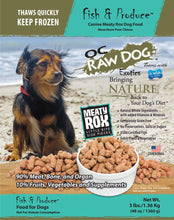OC Raw Fish & Produce Canine Meaty Rox Frozen Dog Food