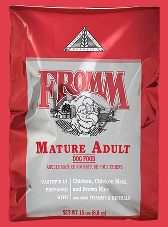 Fromm Classic Mature Adult Chicken, Brown Rice & Eggs Grain Inclusive Dry Dog Food