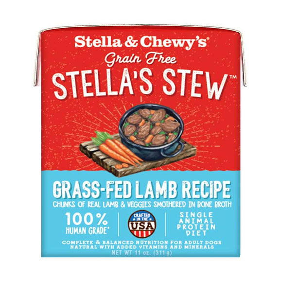 Stella & Chewy's Stella's Stew Grass Fed Lamb Recipe Grain Free Wet Dog Food