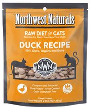 Northwest Naturals Duck Grain Free Nibbles Frozen Raw Food For Cats