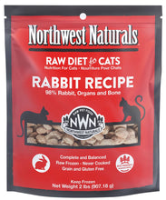 Northwest Naturals Rabbit Grain Free Nibbles Frozen Raw Food For Cats