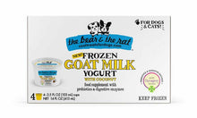 The Bear & The Rat Frozen Yogurt Goat Milk Coconut Grain Free Dog Treat