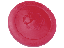 West Paw Zisc Flying Disc Ruby Red Dog Toy