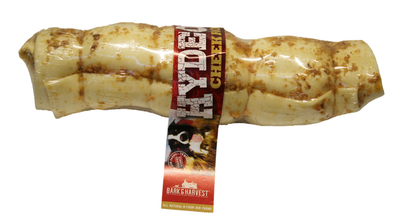 Superior Farms Bark & Harvest Hydeout Cheek Roll Bully Dust Flavor Grain Free Large Dog Treat