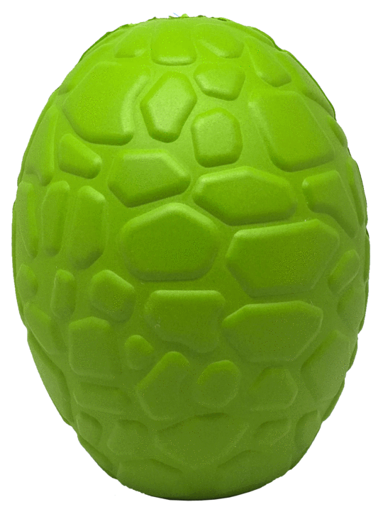 Sodapup Mutts Kick Butt Dinosaur Egg Toy Durable Rubber Chew & Treat Dispenser For Dog