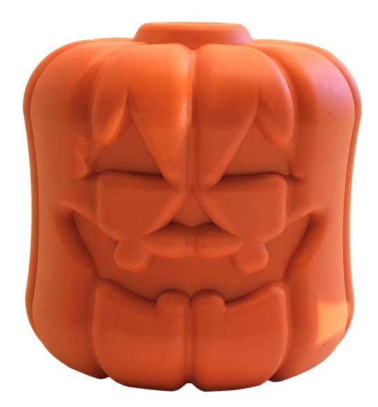 Sodapup Mutts Kick Butt Jack O Lantern Toy Durable Rubber Chew & Treat Dispenser For Dog
