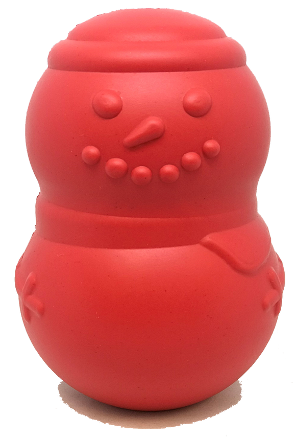 Sodapup Mutts Kick Butt Snowman Toy Durable Rubber Chew & Treat Dispenser For Dog