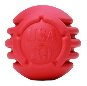 Sodapup Usa K9 Stars & Stripes Toy Ultra Durable Rubber Chew Ball For Dog