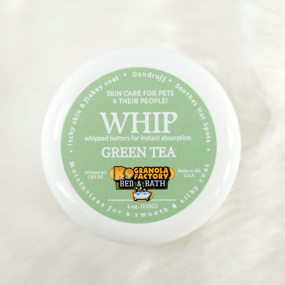 K9 Granola Green Tea Dog Bath Whip