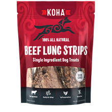Koha Ingredient Beef Lung Strips Dog Treats