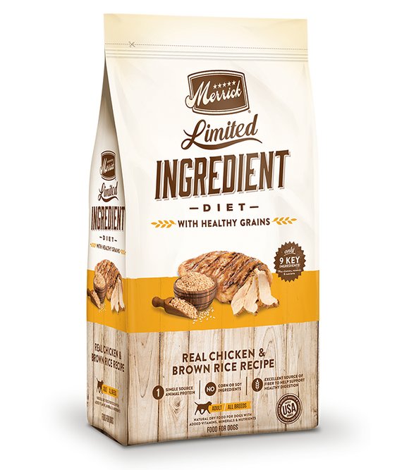 Merrick Limited ingredients Chicken And Brown Rice Dry Dog Food