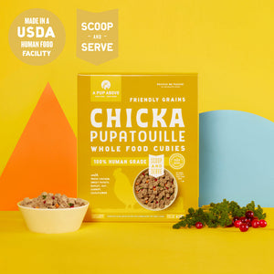 A Pup Above Cubies Chicken Pupatouille Grain Free A Pup AboveDog Food