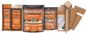 Northwest Naturals Chicken Salmon Grain Free Chub Bars Frozen Raw Food For Dogs