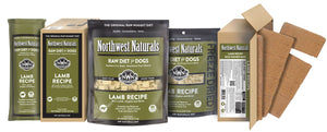 Northwest Naturals Lamb Grain Free Chub Bars Frozen Raw Food For Dogs