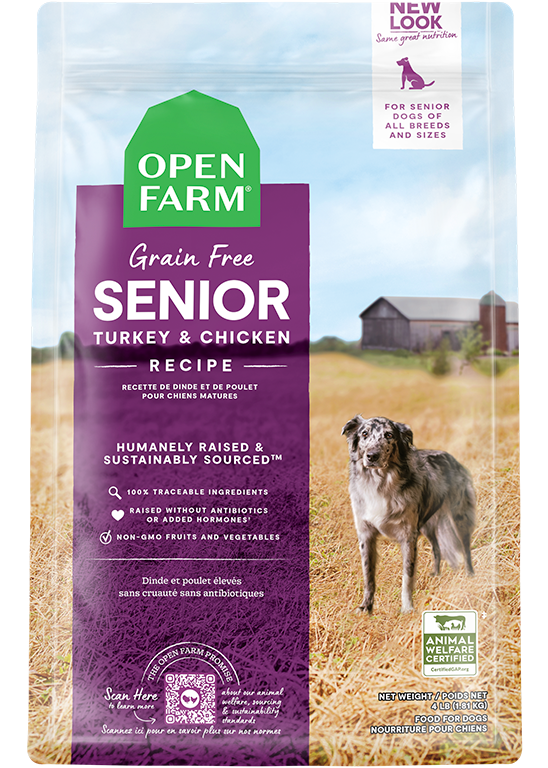 Open Farm Senior Turkey Chicken Grain Free Dry Food For Dogs