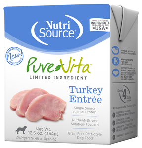 NutriSource PureVita Turkey Entree Grain Free Wet Dog Food